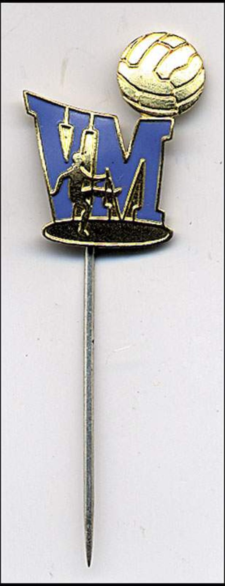 World Cup 1958. Official visitor´s pin - WC 1958: Original Visitors' badge: Football World Cup