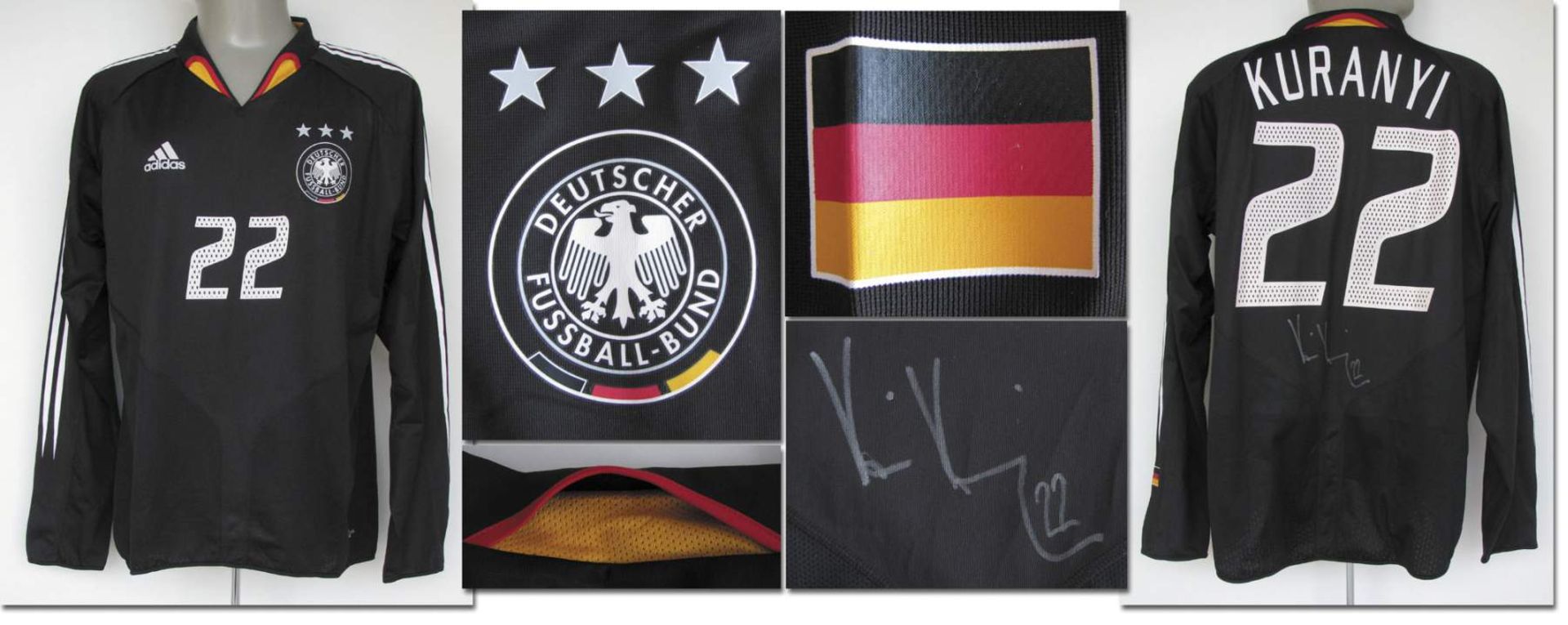 match worn fooball Shirt Germany 2003 - Original match worn shirt Germany with number 22. Worn by