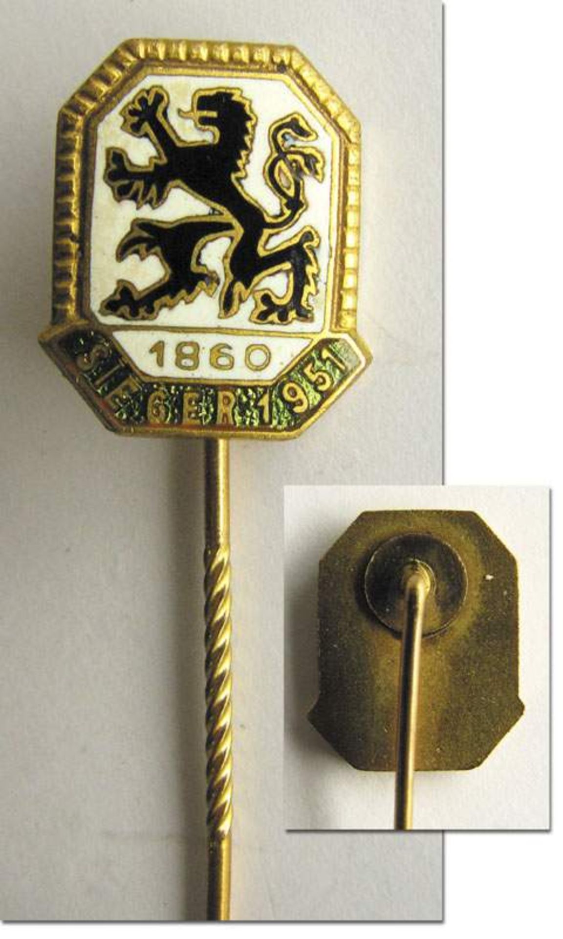German Football pin 19511860 München -  München,1860 - Nadel - Vereinsnadel München1860 mit der