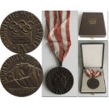 Olympic Winter Games 1964 Bronze Winner medal - winer medal for the third place at the luge event at