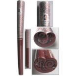 Olympic Games 2008. Official Bijing Torch - in aluminium with red lettering and design, not used,