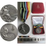 Silver Winner's Medal: Olympic Games 1980 Moscow - Winner medal for the runner-up champion of the