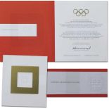 Olympic Games Innsbruck 1964 Official Invitation - Official invitation to the Olympic Winter Games