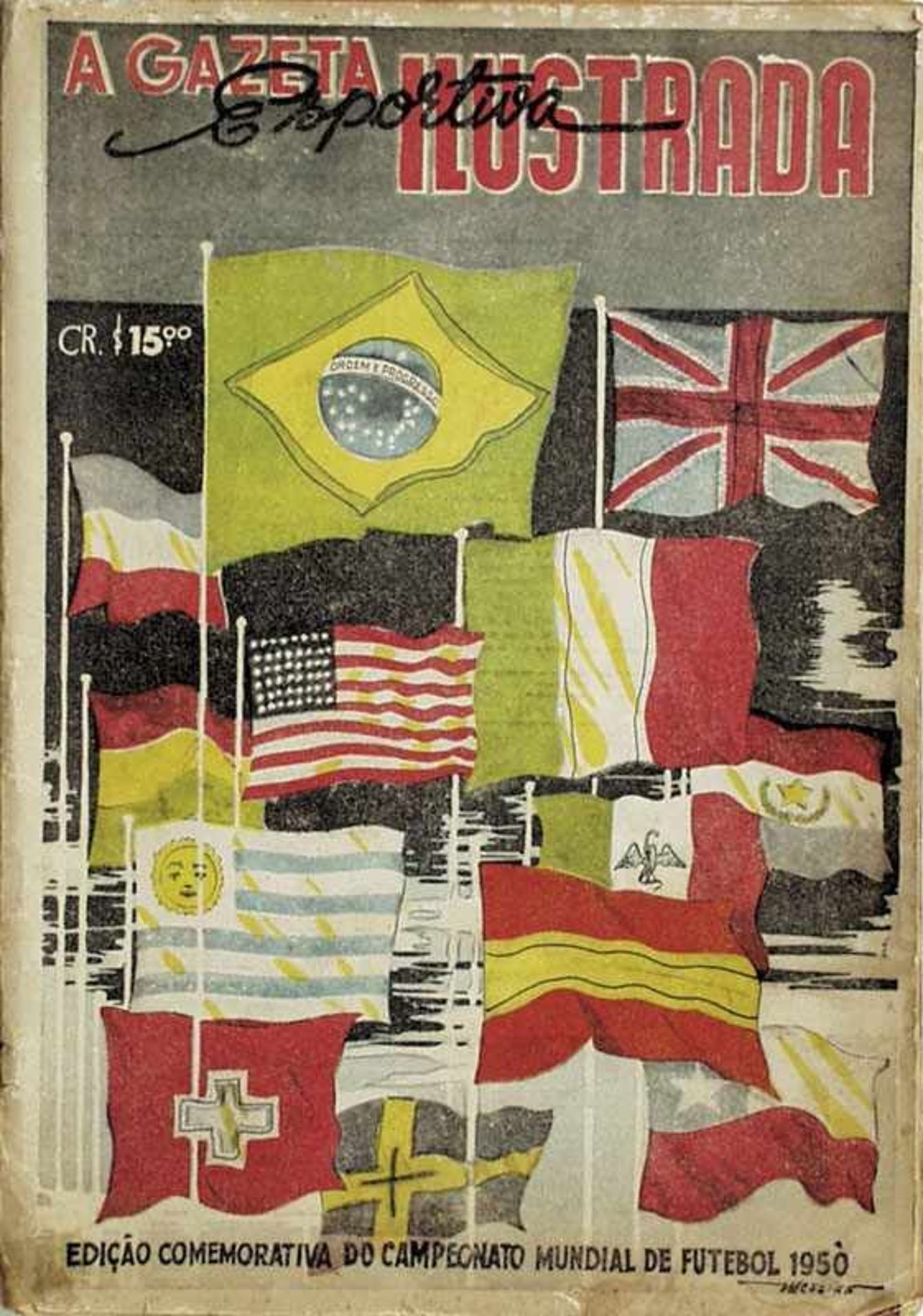 World Cup 1950 Brasilian Report - Portuguese language magazine about the football World Cup 1950