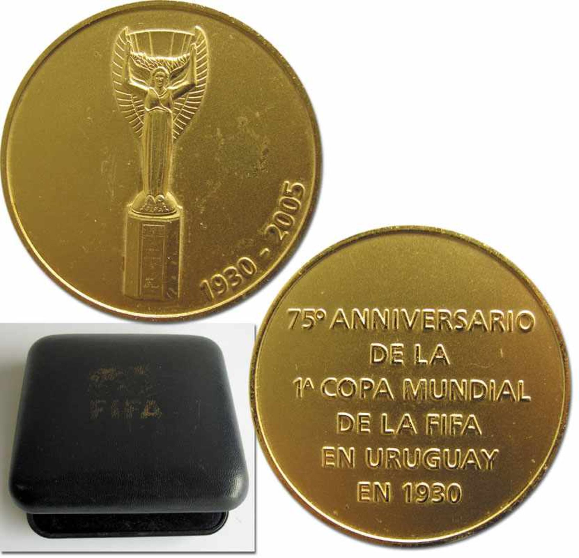 World Cup 1930 FIFA 75th anniversary medal - Official commemorative FIFA medail on occasion of the