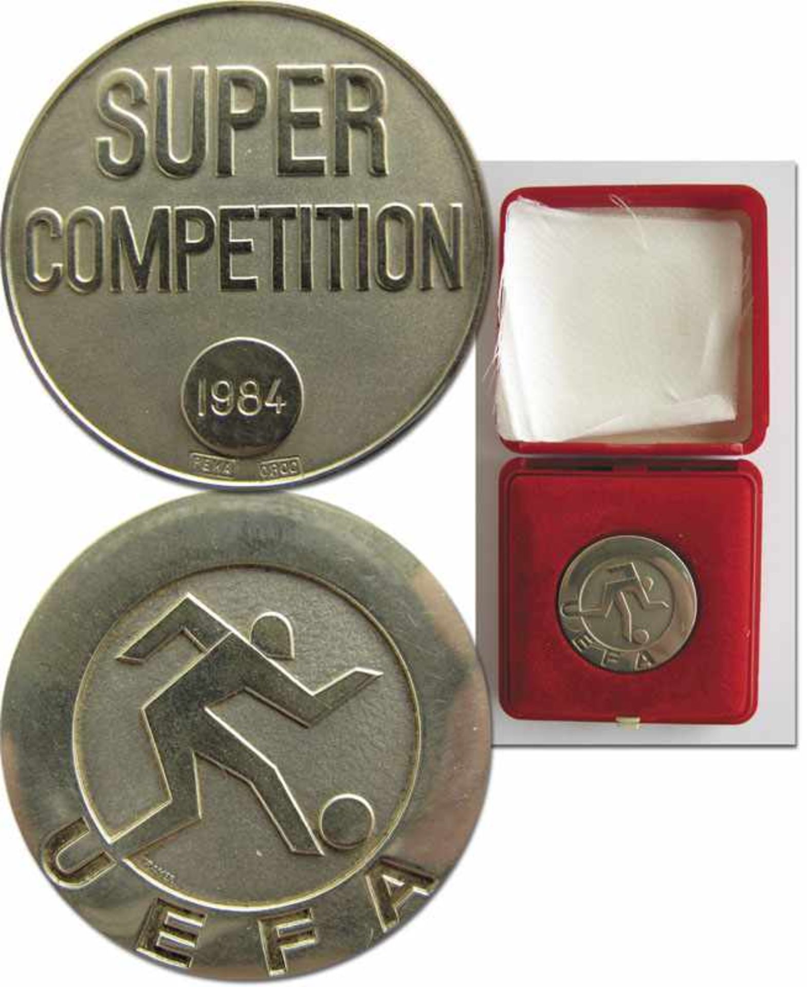 UEFA Super Cup 1984 Winner medal Liverpool FC - Official UEFA winner medal for FC Liverpool on