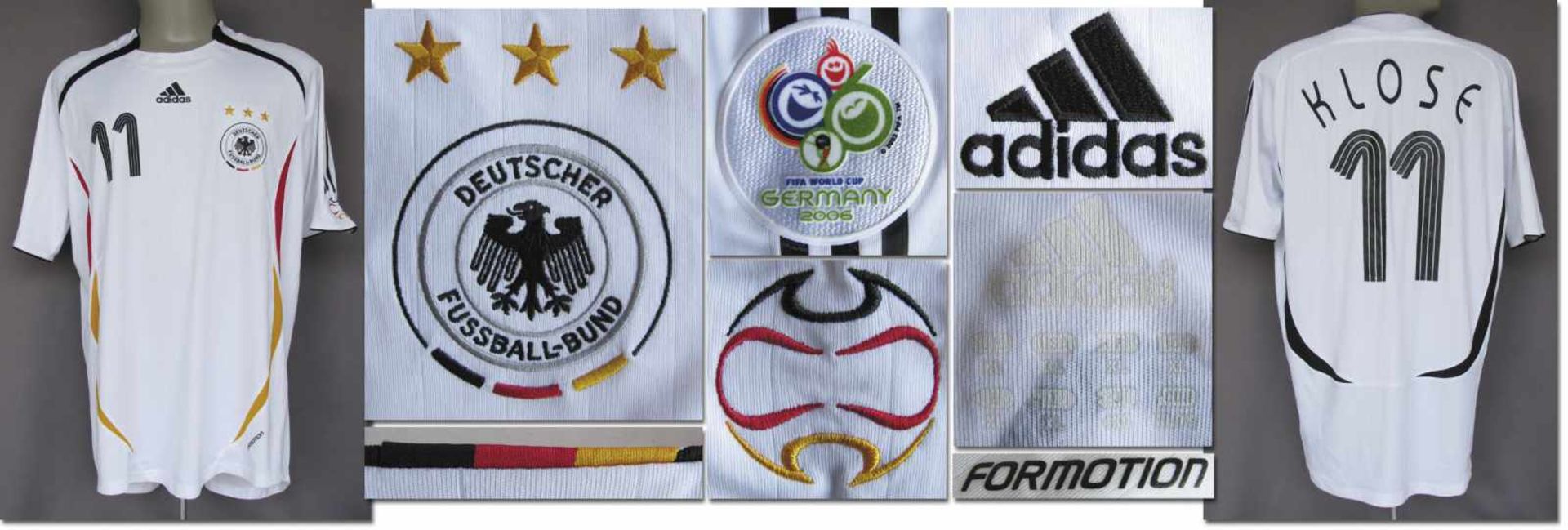 World Cup 2006 match worn football shirt Germany - Original match worn shirt Germany with number 11.