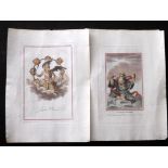 China - Macartney, Lord George 1804 Pair of Hand Coloured Prints. "Jupiter Chinois" and "Neptune