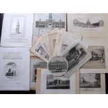 London C1750-1815 Lot of 30 Copper Plates. Lot of approx 30 Copper Plates. Examples by Grose,