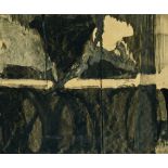 MANUEL MOLEZÚN (La Coruña, 1920 - Madrid, 2001) S.T Acrílico sobre papel adherido a tabla. 63,5 x 75