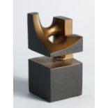 LORENZO FRECHILLA (Valladolid, 1927 - Madrid, 1990) S.T, 1975 Bronce. 18,5 x 9 x 9 cms. Firmado y