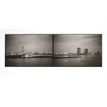 JAVIER CAMPANO (Madrid, 1950) “New York Nuit East River 2003”, 2006  Fotografía. 61 x 132 cms.