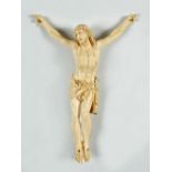 Escuela europea, S. XVIII-XIX. “Cristo” Marfil tallado. Medidas: 25 x 20 cms. Start Price: €1400