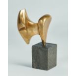 TERESA EGUIBAR (Madrid, 1940) “S.T” Bronce. 16,5 x 11 x 5,5 cms. con base. Firmado y numerado: 56/