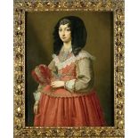 ESCUELA HOLANDESA, SIGLO XVII Retrato de dama. Óleo sobre lienzo. 103,5 x 83,5 cms. Al dorso