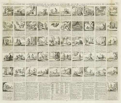 HENRY CHATELAIN (1648- 1743) “Carte pour conduir a l´intelligence de la Fable et servir de secour