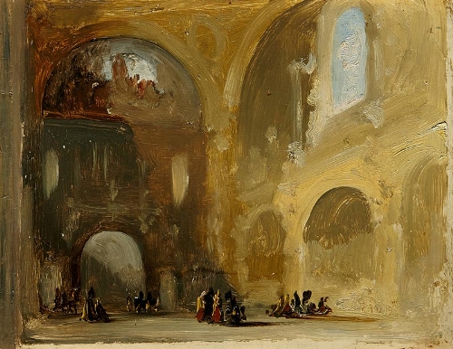 JENARO PÉREZ VILLAAMIL (El Ferrol, 1807-Madrid, 1854) Capilla de los Benavente de Medina de Rioseco.