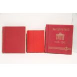 A “Leuchtturm” album & part complete contents of “Deutsches Reich 1933-45” stamps; & two other