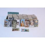 Approximately one thousand various cigarette cards by John Player, W. D. & H. O. Wills, etc.,