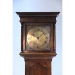 An 18th century Longcase clock, the 10" square brass dial signed: “Thos. Fardon, Adderbury”,
