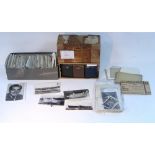 A collection of WWII & later diaries, letters, postcards, etc.