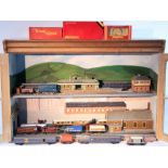 A Hornby Railways “OO” gauge scale model of an L. M. S. 0-6-0 locomotive; a “OO” gauge scale model