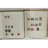 A good collection of British Empire stamps in four albums; three further albums of G. B. & foreign