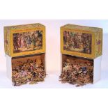 Two Good-Win Golden casket jig-saw puzzles “Charles II 1649-1685”, and “George III 1760-1820” (