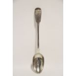 A William IV Fiddle pattern basting spoon, 12" long; London 1837, by Mary Chawner. (5½oz)
