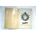 A Saba album of “Schiffsbilder” cigarette cards, complete, circa 1920’s.