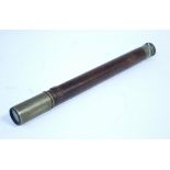 An early/mid 20th century Royal Navy officer’s one-drawer telescope by Heath & Co. of Crayford