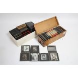 A collection of glass lantern slides including British & foreign views, nursery rhymes, etc.