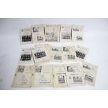 Thirty-seven various Bath City football programmes (1950-1962); together with four other