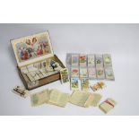 Approximately eighty various Kensitas Flowers silk tea cards; together with various other loose