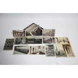 Approximately two hundred loose postcards, early 20th century – real photograph exteriors &