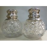 A pair of late Victorian decoratively sl