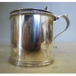 A mid Victorian silver drum design musta