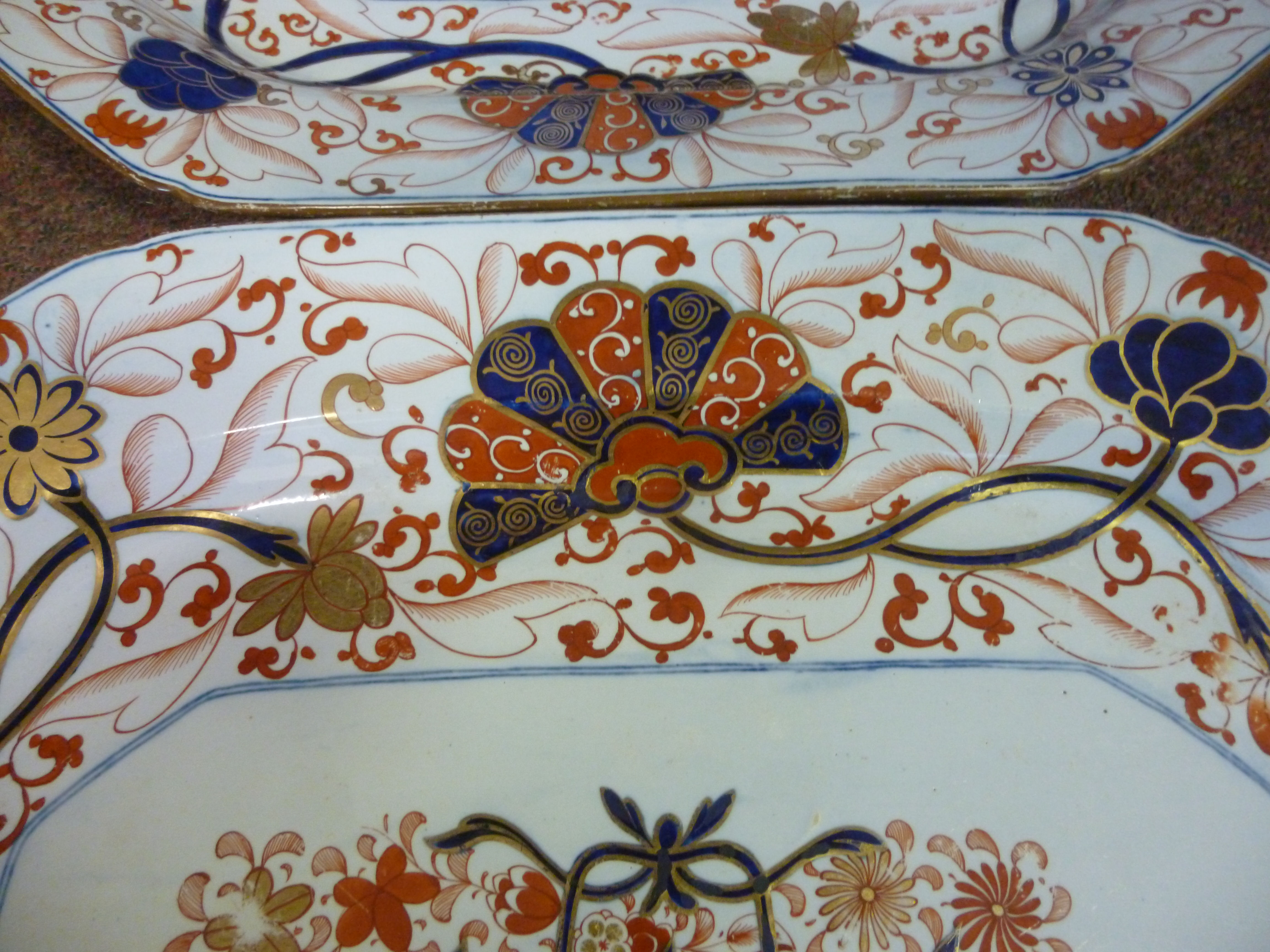 Two identical early/mid 19thC Spode's Ne - Image 2 of 8