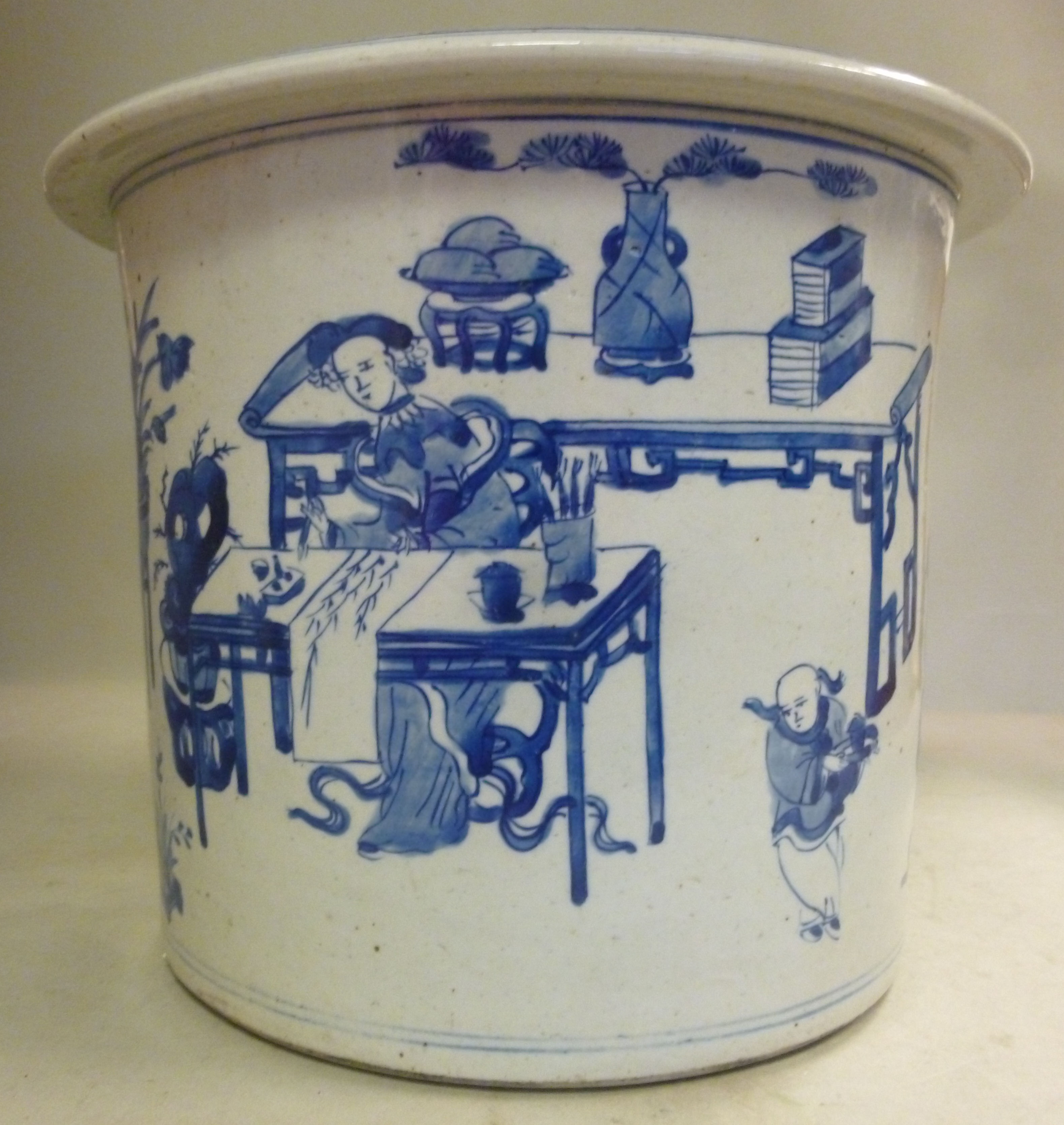 A 20thC Chinese Kangxi style porcelain r - Image 3 of 6