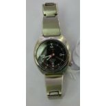 A lady's Seiko stainless steel cased, au