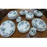 Trentham china tableware, decorated with