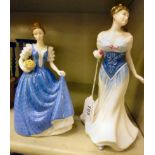 Two Royal Doulton china figures, viz. 'H