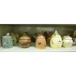 Ceramic honey pots  various sizes