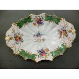 An Aynsley china floral decorated and gi