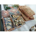 Eight various scatter cushions: to inclu