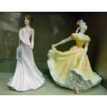 Two Royal Doulton china figures, viz. 'J