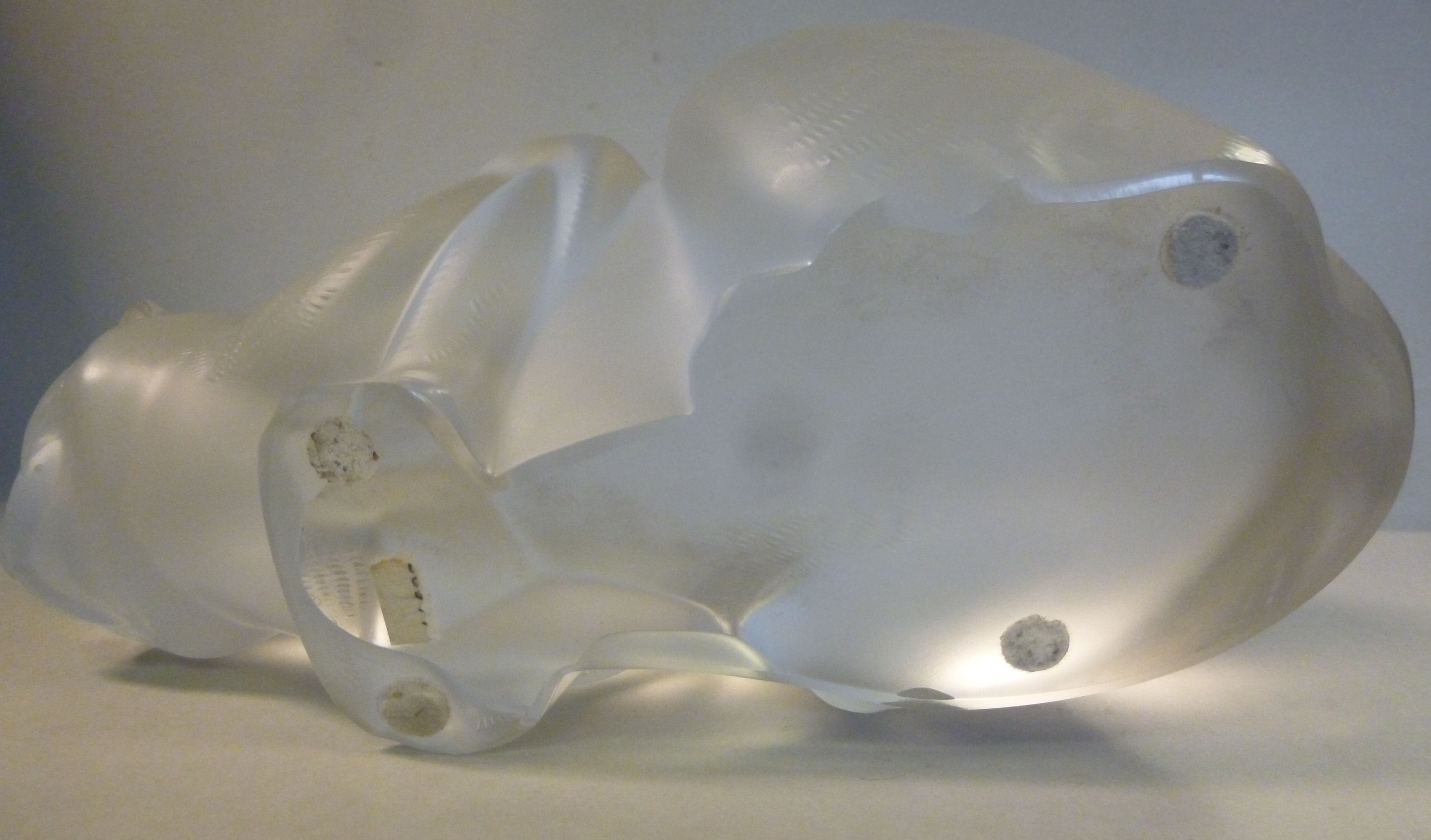 A modern Lalique frosted glass model, a - Image 5 of 6