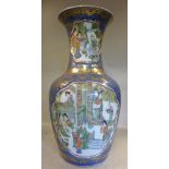 A mid 19thC Chinese porcelain vase of ba
