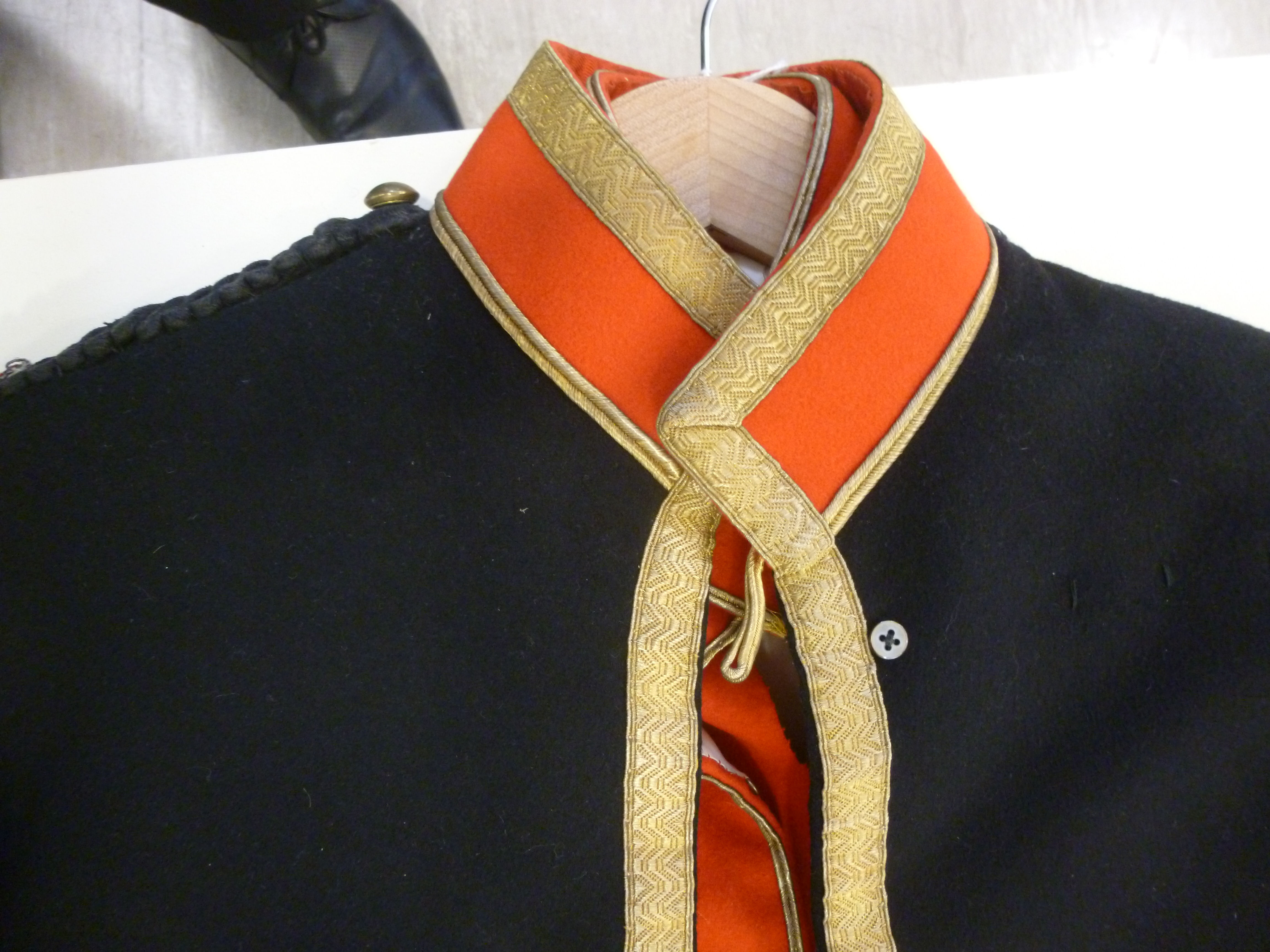 A Hussar's regimental dress uniform blac - Image 4 of 4