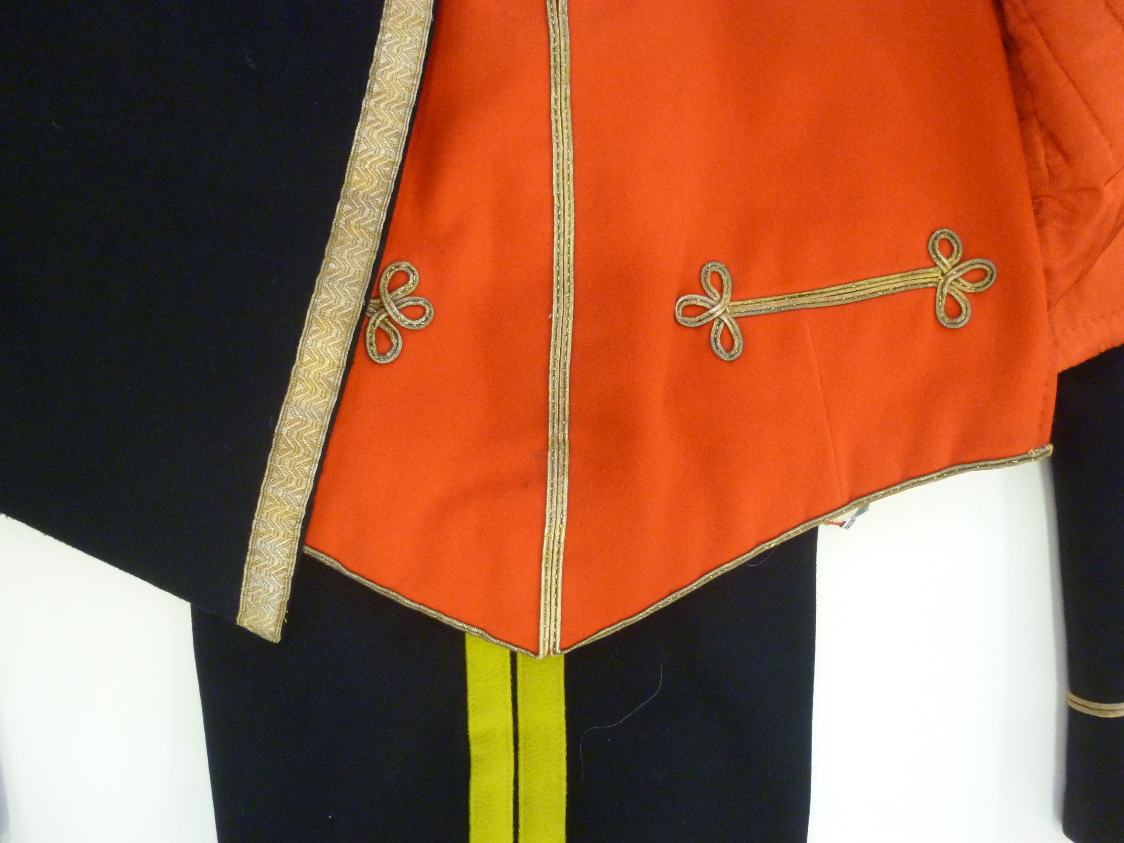 A Hussar's regimental dress uniform blac - Image 3 of 4